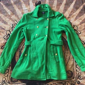 RARE Le Tigre green peacoat size medium
